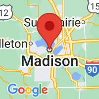 Map of Madison, WI